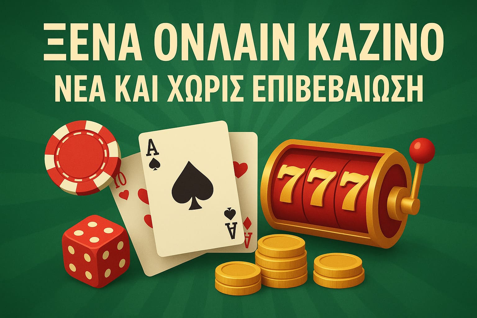 Καζίνο στο εξωτερικόr Διεθνείς ιστότοποι στους οποίους συμμετέχουν παίκτες από την Ελλάδα